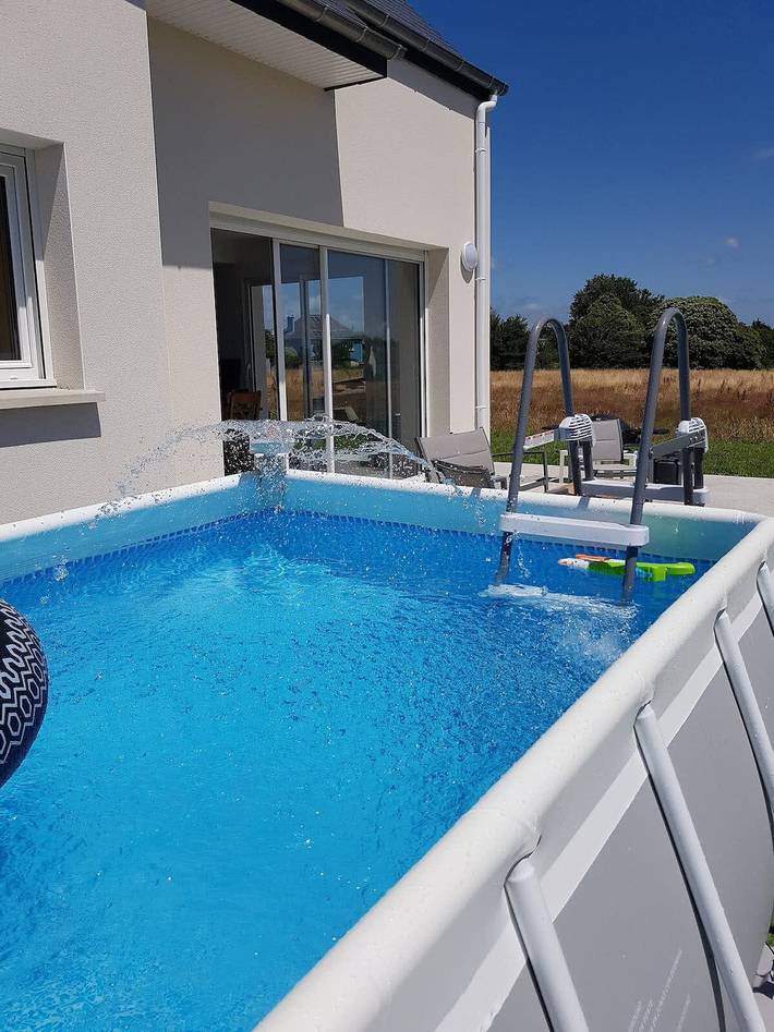 Ferienhaus für 6 Personen mit Garten in Locmiquélic, Côte des Mégalithes