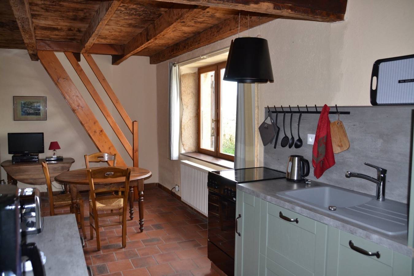 Gîte “La Framboisine”: Vista sulla campagna in Bourgvilain, Mâcon e dintorni