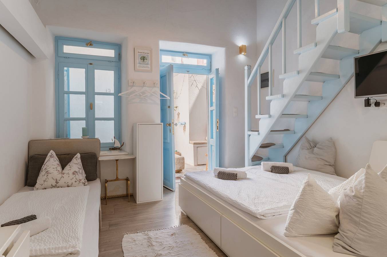 Geheel appartement, Stijlvolle maisonette met 5 bedden in het hart van het oude centrum van Mykonos! in Mykonos
