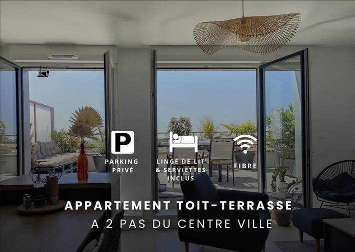 Appartement de vacances pour 4 personnes, avec terrasse et vue
