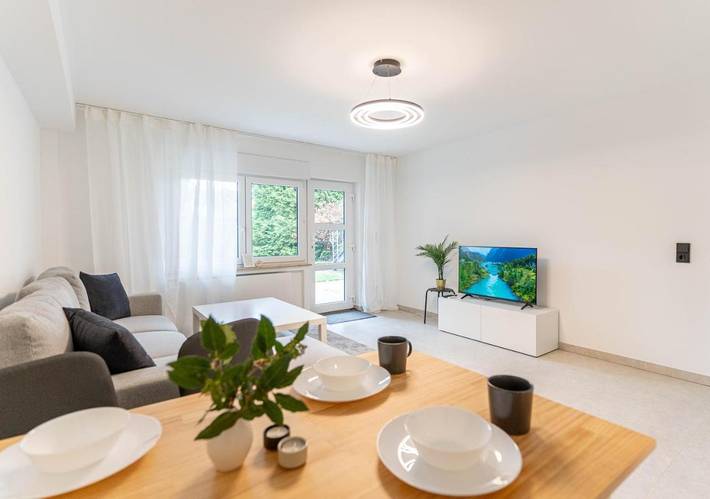 Ferienwohnung für 5 Personen, mit Terrasse und Garten