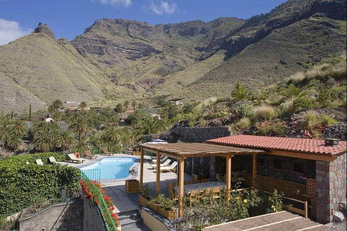 Maison de campagne pour 8 personnes, avec vue sur l’océan ainsi que piscine et jardin aux Canaries