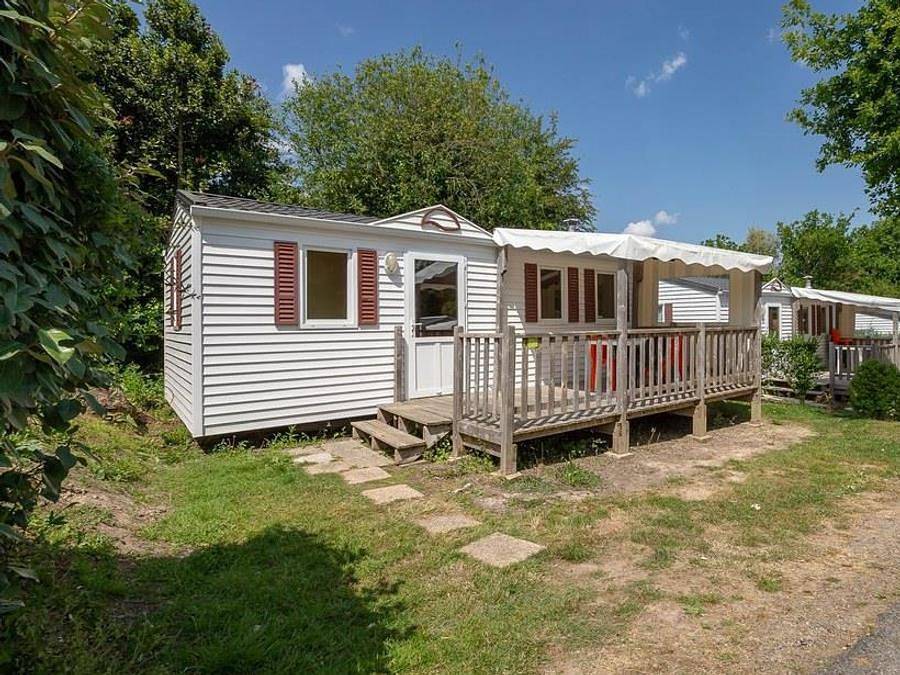 Camping Les Alouettes - Mobilhome 5 personas - Casa móvil económica (2 dormitorios) que llega el miércoles in La Chaize-Giraud, Valle del Loira