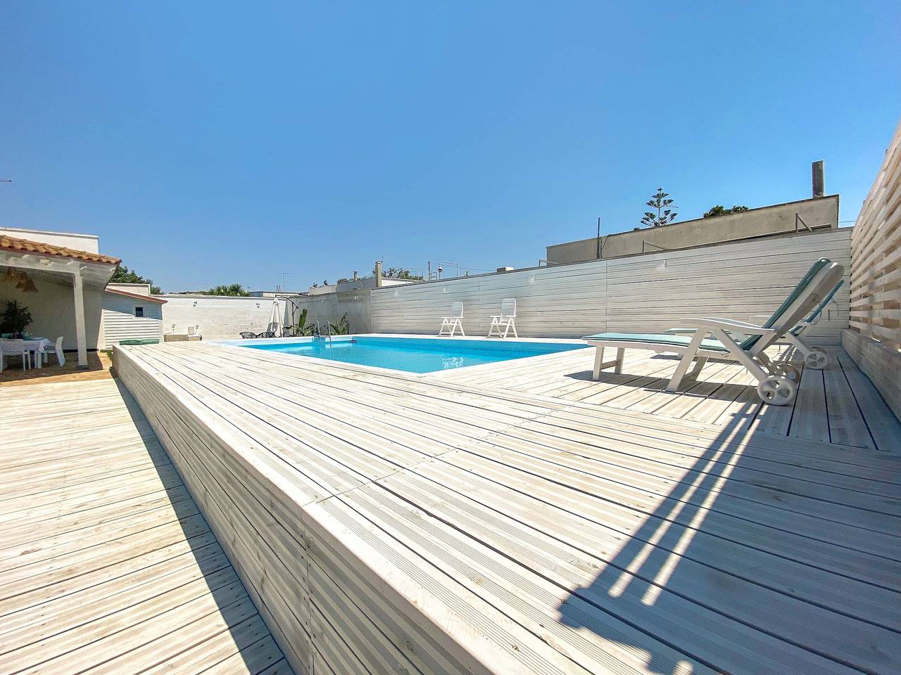 Ferienhaus für 11 Personen mit Garten in Porto Cesareo, Golf von Tarent