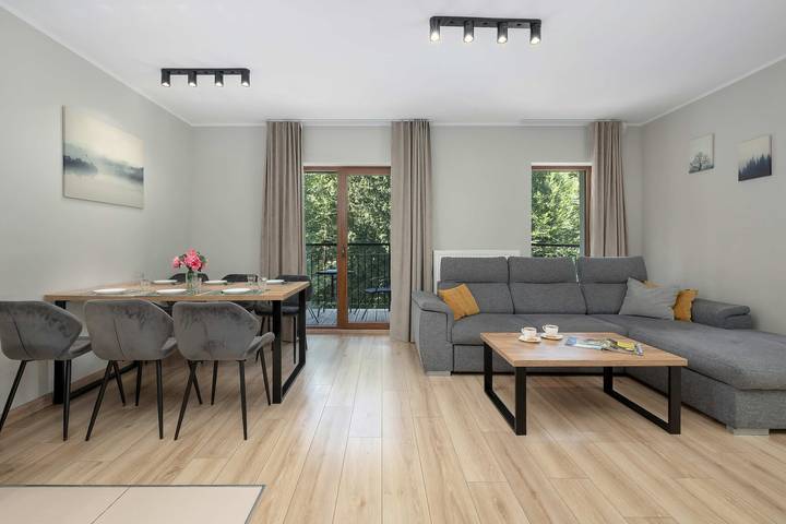 Apartament wakacyjny dla 6 osób, z Ogród w Szklarska Poręba