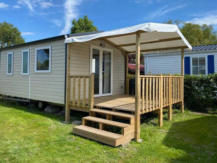 Mobil home pour 2 personnes, avec Piscine à Quend - 2