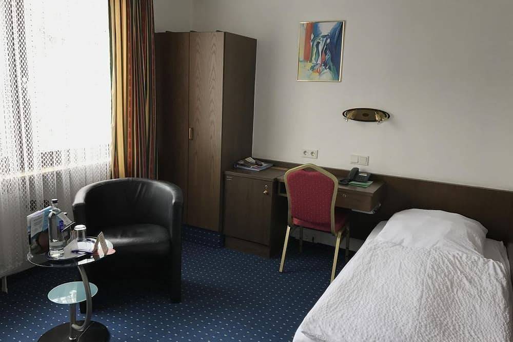 Eenpersoonskamer, douche of bad, Wc, 1 slaapkamer - Hotel Rheinlust in Boppard, Mittelrhein