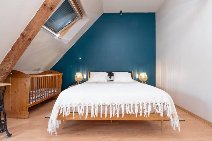 Chambre d’hôte pour 3 personnes, avec Jardin à Locmariaquer