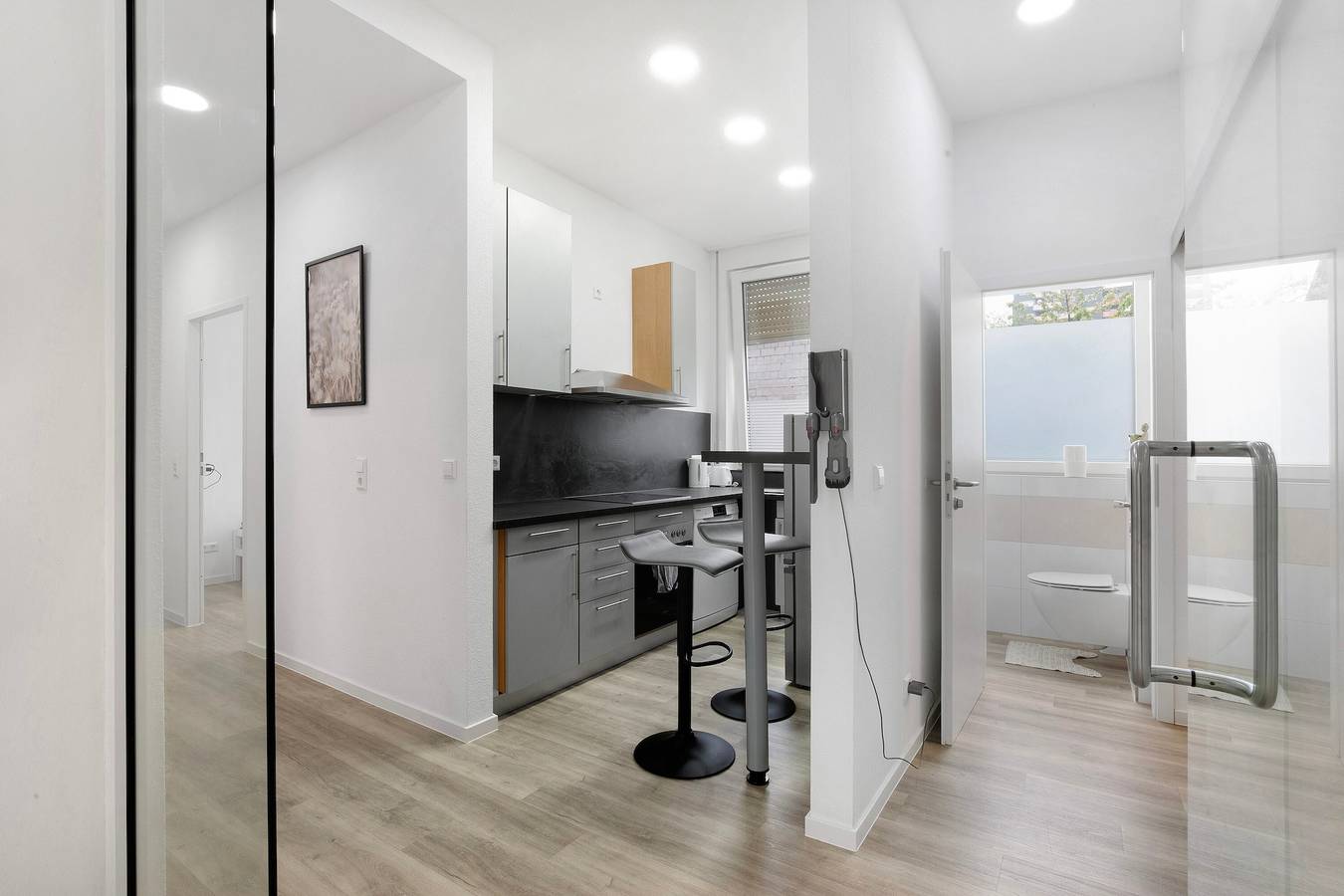 Ganze Wohnung, Apartment 'Studio' mit Bergblick, gemeinsamer Terrasse und Wi-Fi in Göppingen, Landkreis Göppingen