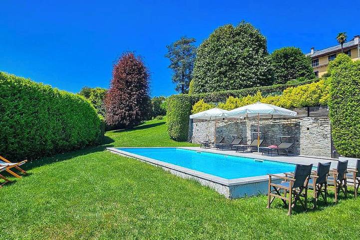 Ferienhaus für 6 Personen, mit Balkon und Garten am Lago Maggiore