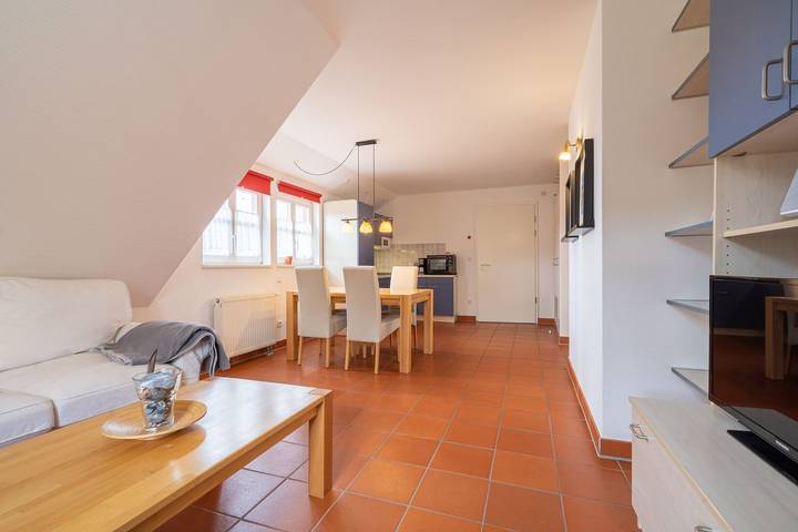 Ferienwohnung für 4 Personen, mit Garten und Kinderpool sowie Sauna und Ausblick