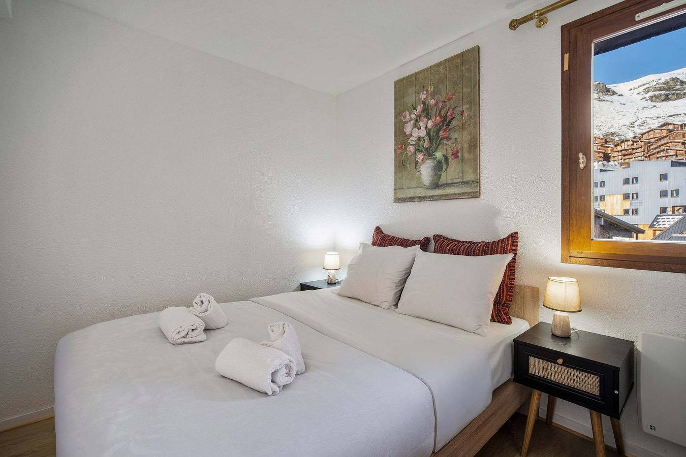 Appartement entier, Appartement de vacances pour 8 personnes avec balcon/terrasse in Val Thorens, Les Trois Vallées