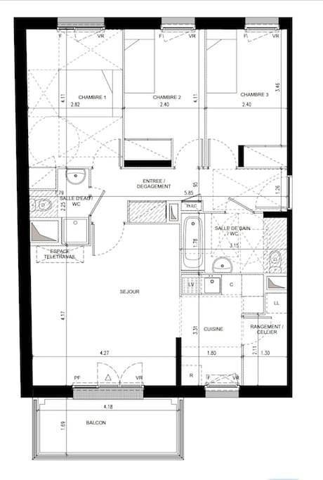 Gîte pour 2 personnes, avec balcon et vue à Voisins-le-Bretonneux - 3