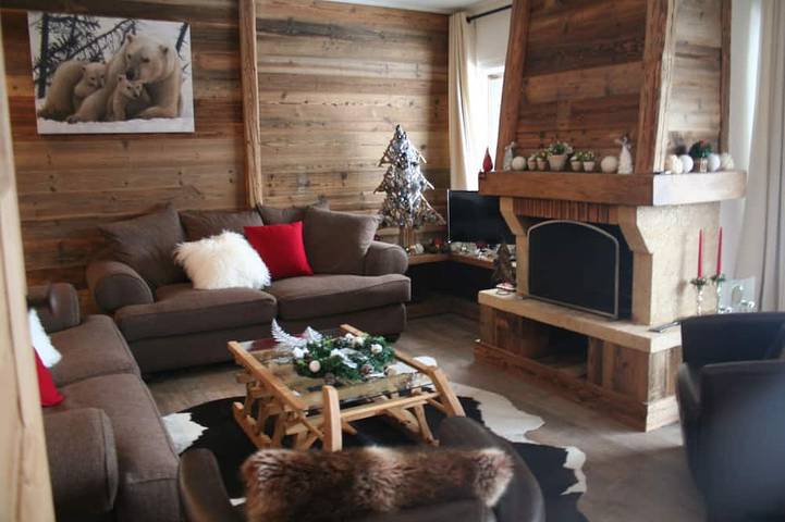 Location de vacances pour 6 personnes, avec jardin à Megève