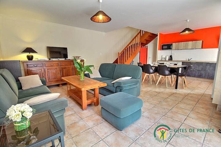 Gîte pour 6 personnes, avec jardin