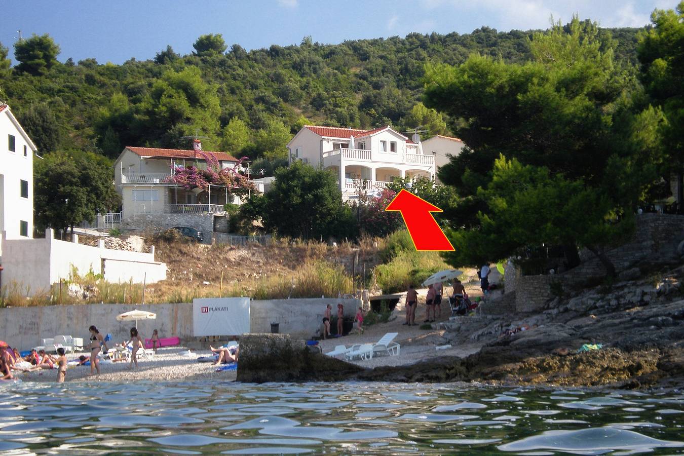 Entire apartment, One bedroom apartment near beach Postira, Brač A-705-c in Postira, Split-Dalmatia