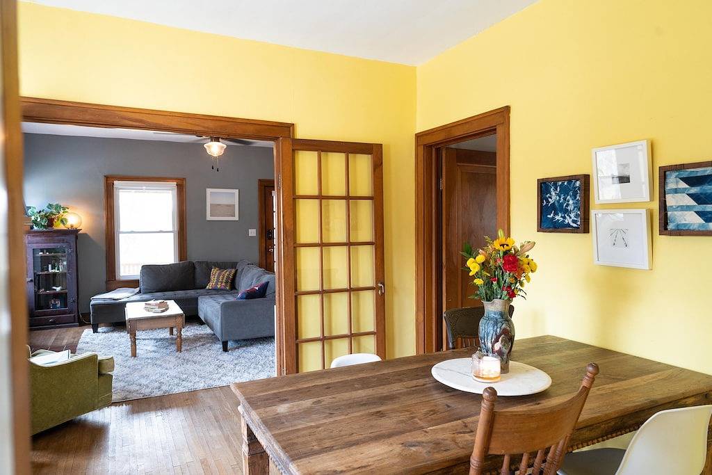 Das Haus des Steinbruchs in Monroe County (IN)