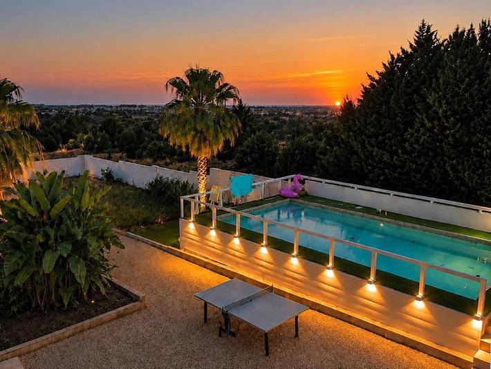 Villa per 12 persone, con Balcone e Terrazza nonché Giardino e Piscina a Taurisano