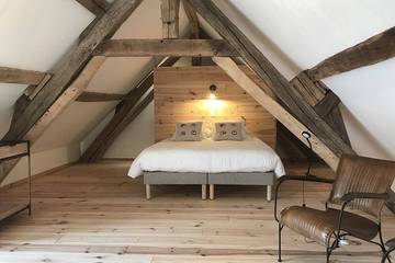 Gîte pour 4 personnes, avec terrasse ainsi que jacuzzi et jardin à Marcilly-en-Gault