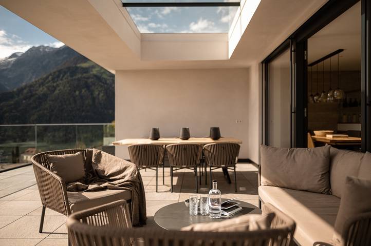 Gîte pour 6 personnes, avec balcon et sauna ainsi que jacuzzi et jardin à Scena - 2