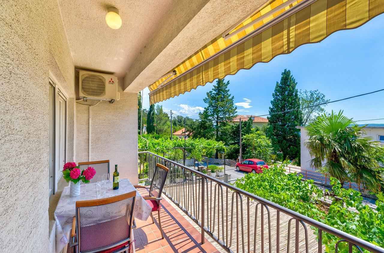 Ganze Ferienwohnung, Ferienwohnung mit Balkon und Meerblick  in Crikvenica, Primorje-Gorski Kotar