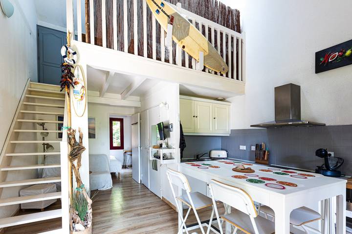 Maison de vacances 'Home Sweet Home Moliets' avec piscine partagée, terrasse privée et Wi-Fi in Moliets-et-Maa, Côte d’Argent