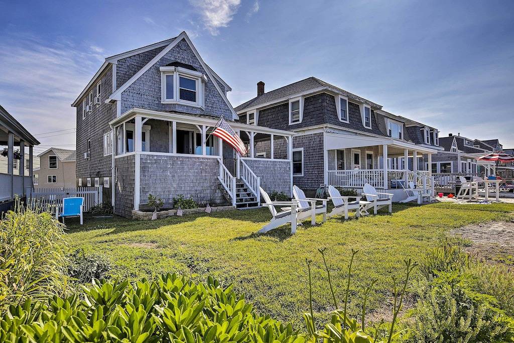 Neu! Oceanfront Marshfield Home mit Veranda und Grill! in Marshfield, Massachusetts