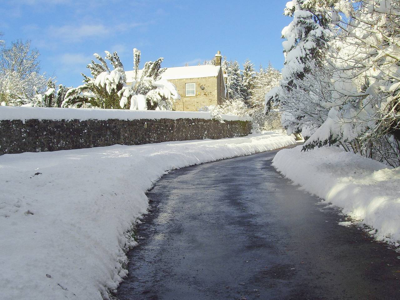 Byrness House in Northumberland National Park