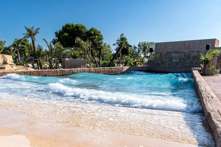 Camping pour 7 personnes, avec sauna ainsi que piscine et terrasse à Le Barcarès