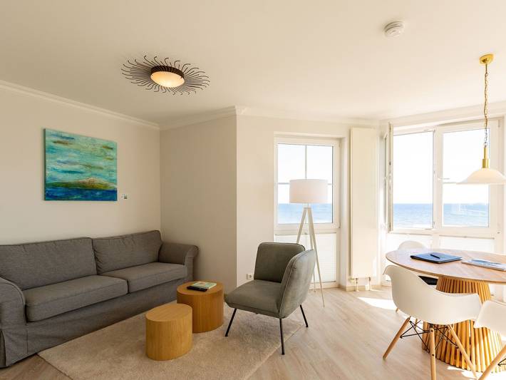 Ferienwohnung für 4 Personen, mit Balkon und Meerblick sowie Seeblick in Heringsdorf - 3