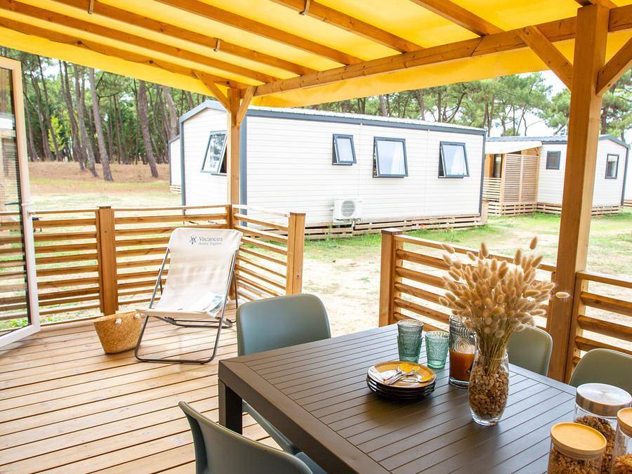 Camping La Grière - Mobilhome 8 personnes - Mobil Home 4/8 pers climatisé in La Tranche-sur-Mer, Vendée