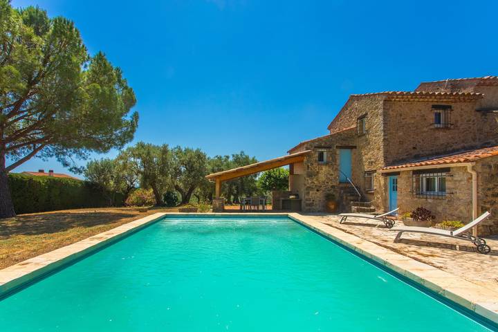Le Mas Valou – Steinvilla mit Pool in der Provence in Tourrettes, Draguignan Region