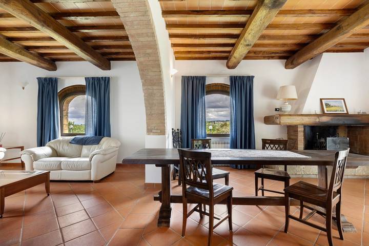 Villa 'Podere Beccalorzo con Piscina Privata, Wi-Fi e Aria Condizionata' in Barberino Tavarnelle, Chianti