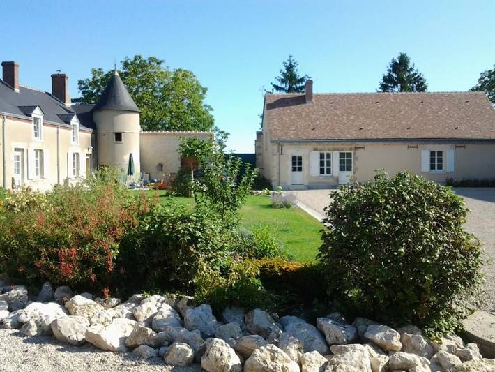 Renoviertes Haus bei Orleans, Haustiere erlaubt in Vennecy, Loire-Tal