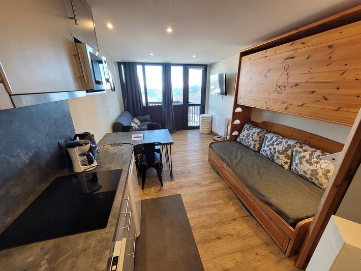 Gîte pour 4 personnes, avec Balcon dans Aime 2000 - 4