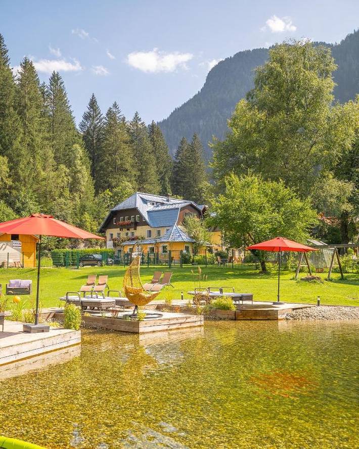 Hotel für 6 Personen, mit Terrasse und Garten sowie Sauna und Ausblick