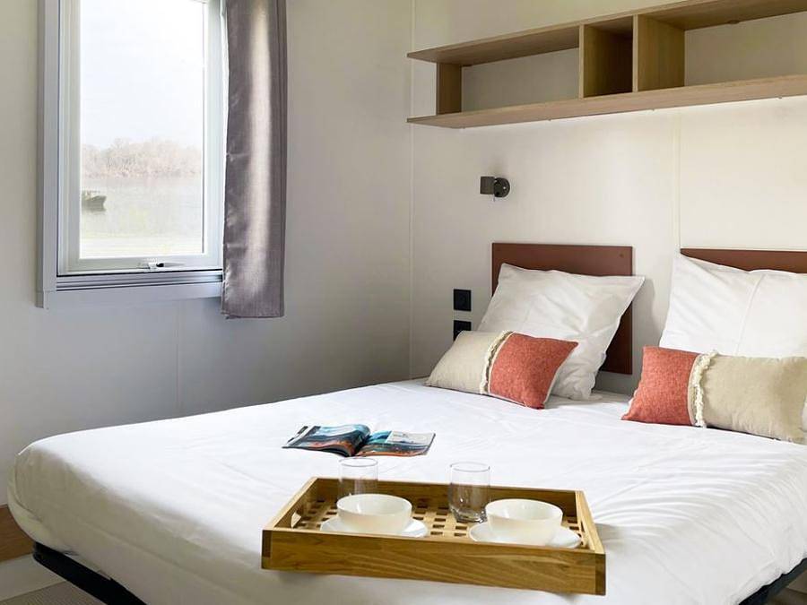 Camping Canal de Berry - Mobilheim 4 personen - Mobilheim Pmr Weide in Saint-Amand-Montrond