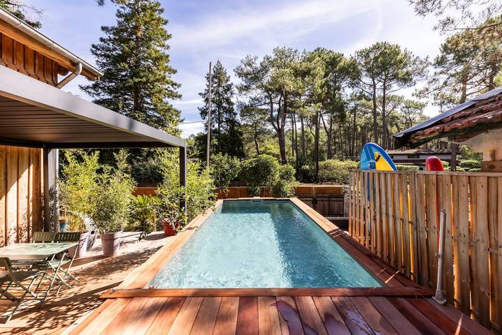 Gîte pour 2 personnes, avec jardin dans Lac de Lacanau