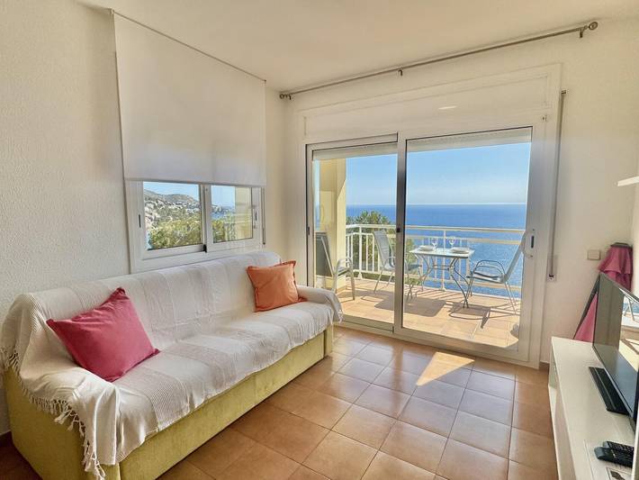 Gîte pour 4 personnes, avec vue sur l’océan ainsi que piscine et balcon/terrasse à Roses - 4