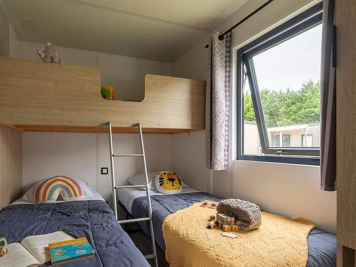 Camping Les Alizés - Mobilheim 6 personen - Presta+ 30m² in Lannion, Ceinture Dorée