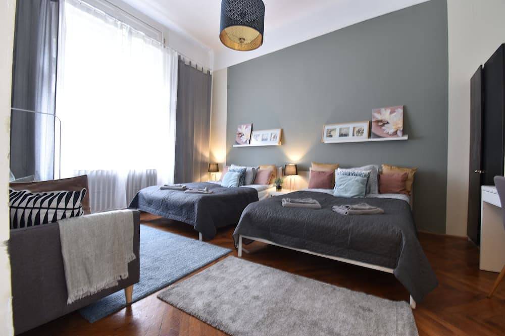 Entire apartment, Spacious 3-bedroom apartment in charming Budapest with Ac, Wifi in Budapest, Central Hungary