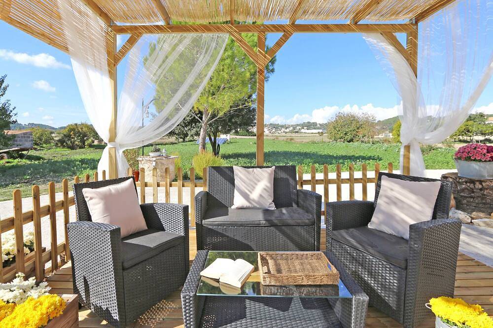 Encantadora casa de campo en zona tranquila con piscina, terraza, vistas impresionantes, internet in San Juan (Mallorca), Interior de Mallorca