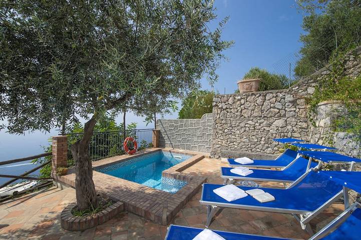 Casa vacanza per 8 persone, con piscina in Praiano