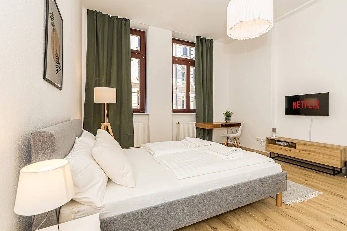 Apartamento vacacional entero, * Clara-Zetkin-Park | Küche | Netflix * in Leipzig Mitte, Leipzig