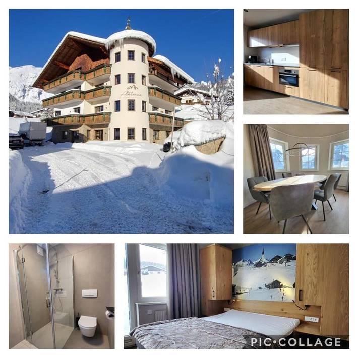 Ferienwohnung für 7 Personen, mit Balkon und Terrasse sowie Garten und Kinderpool in Berwang