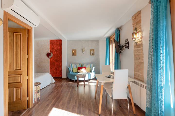 Ferienwohnung 'Halima' mit Balkon, Wi-Fi und Klimaanlage in Daroca, Saragossa Provinz