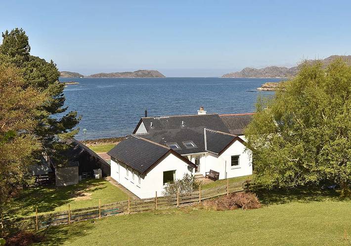 Gîte pour 6 personnes, avec Jardin et Vue dans Shieldaig