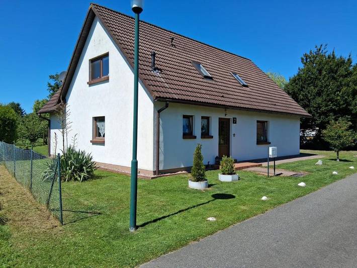 Ferienwohnung für 4 Personen, mit Garten und Ausblick