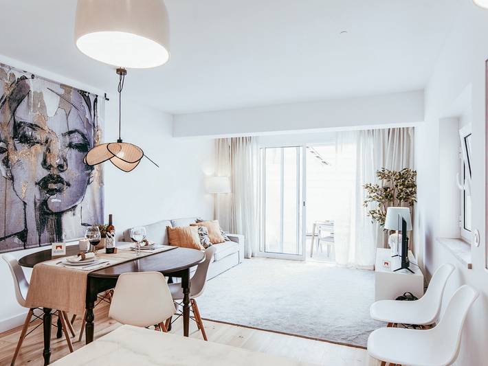 Casa de férias para 3 pessoas, com terraço em Alges