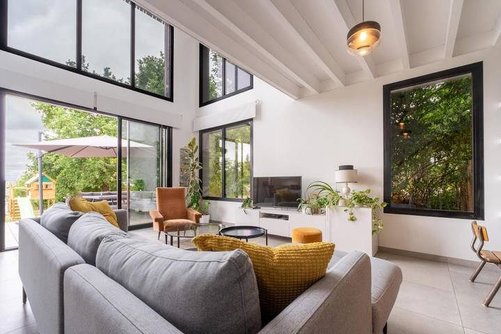 Location de vacances pour 7 personnes, avec Terrasse ainsi que Jardin et Vue à Guichen